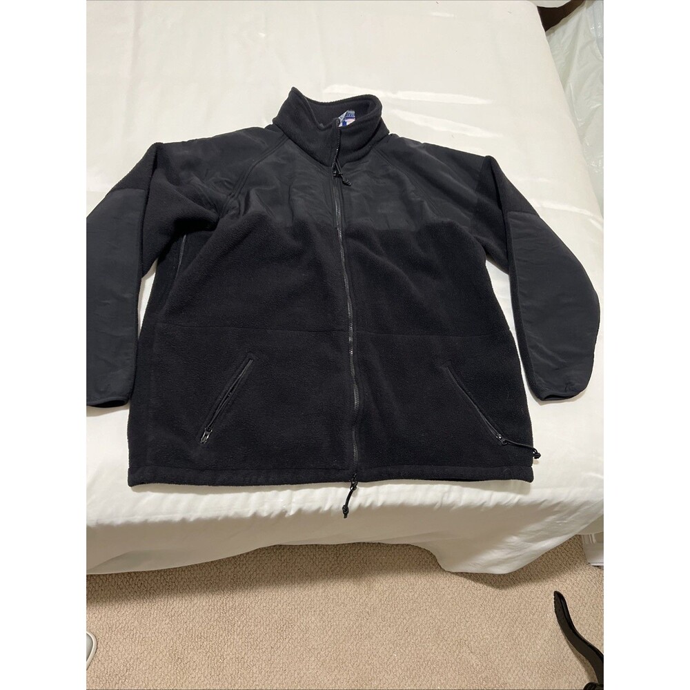 Black Peckham Military Cold Weather Fleece Jacket for DSCP XL 8415-01-461-8356